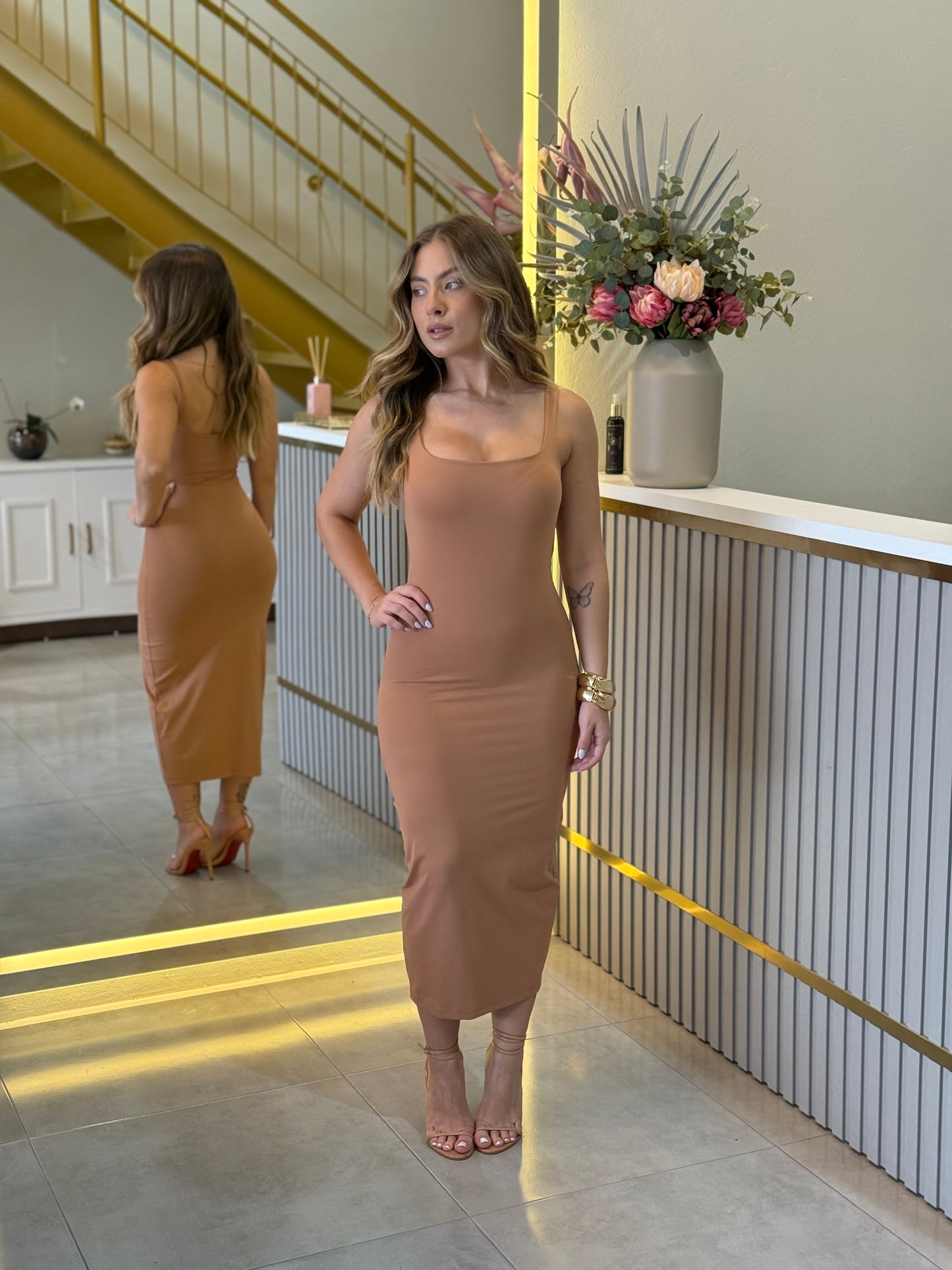 Vestido Bia chocolate