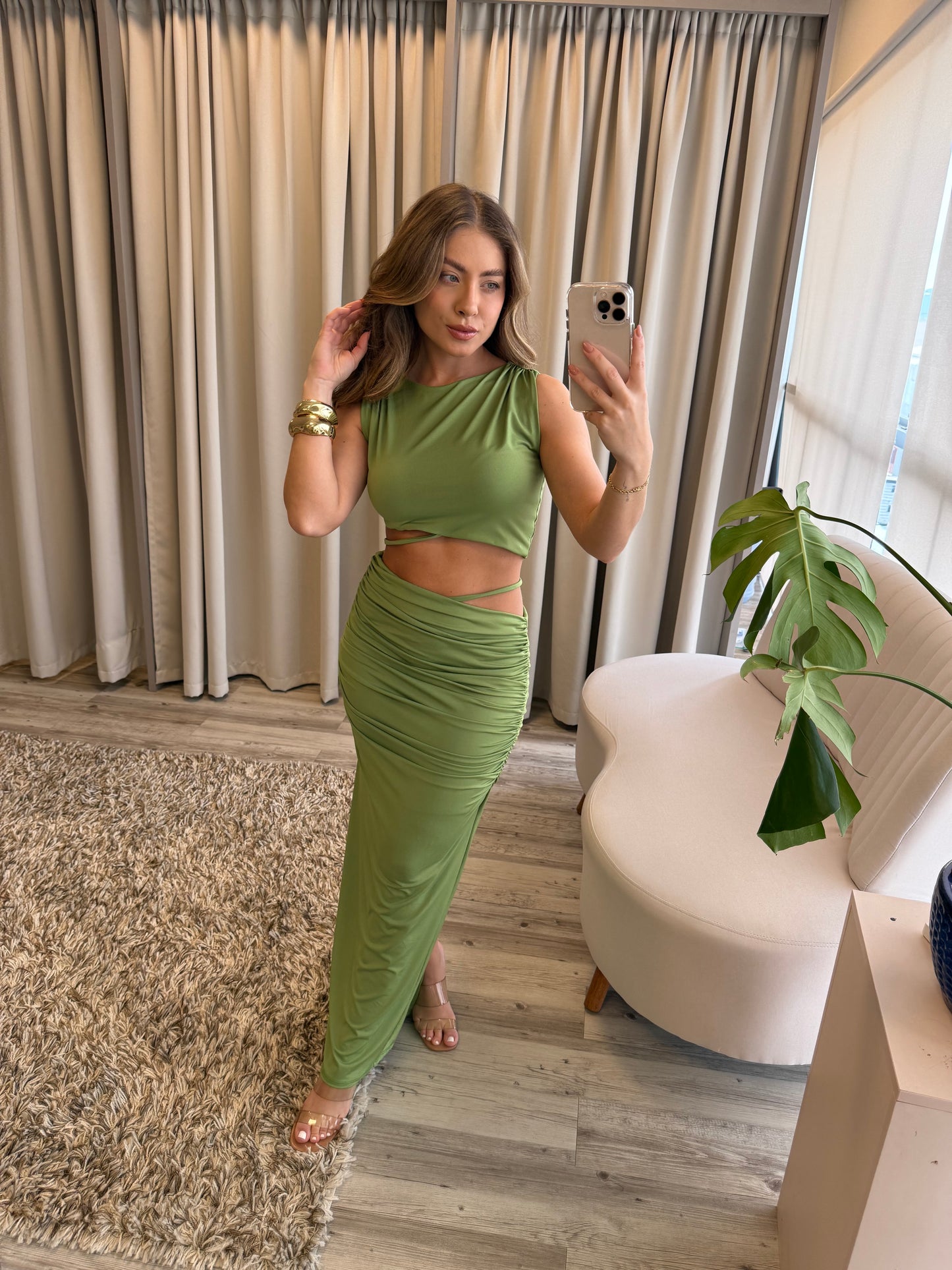 Conjunto Michele verde