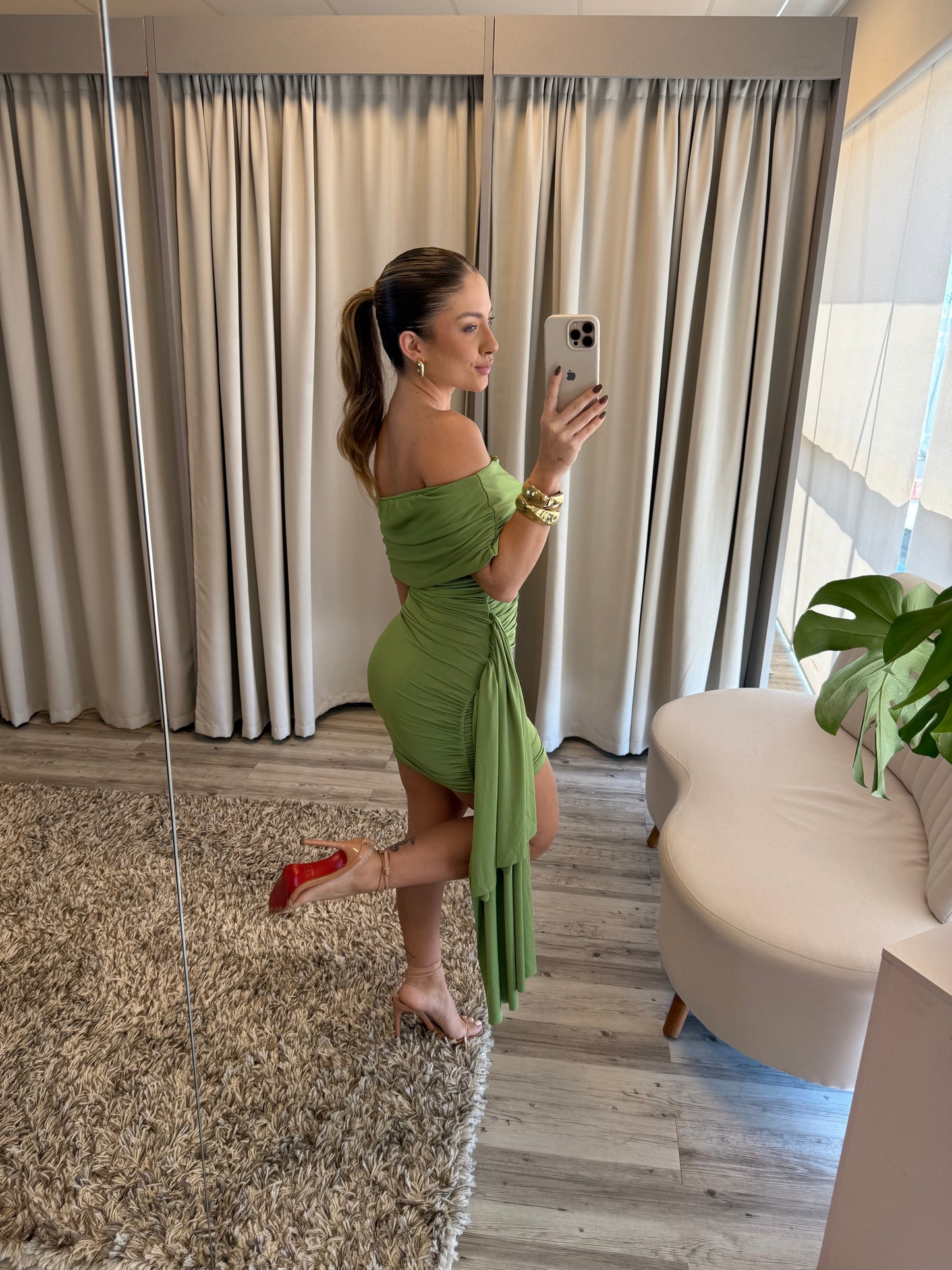 Vestido Izabel verde