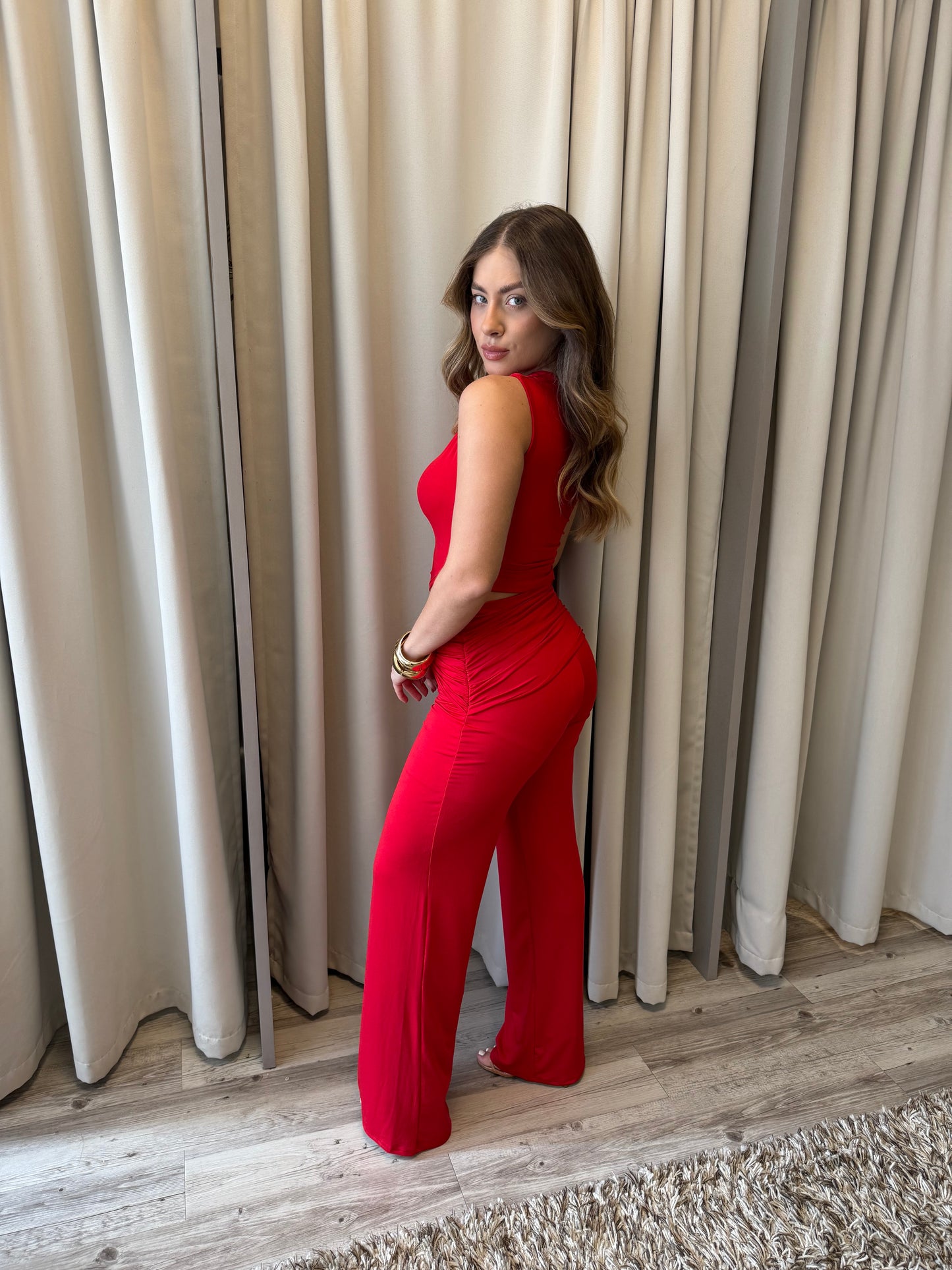 Conjunto Eduarda vermelho