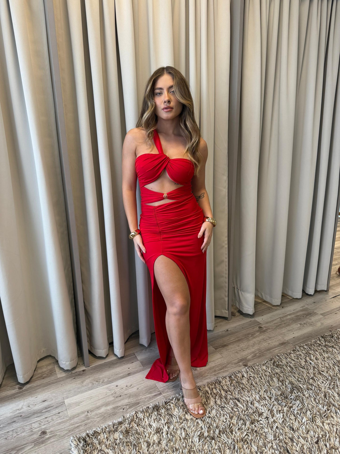 Vestido Isis vermelho