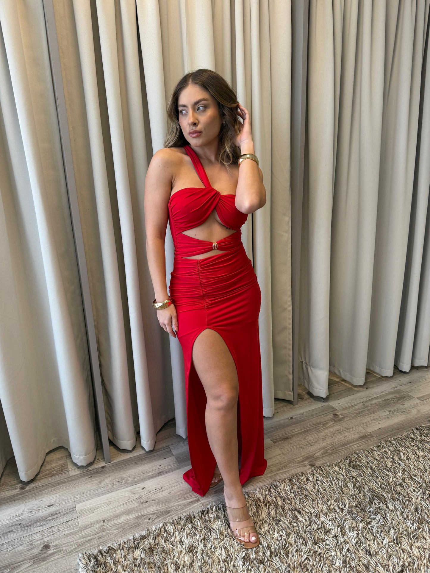 Vestido Isis vermelho