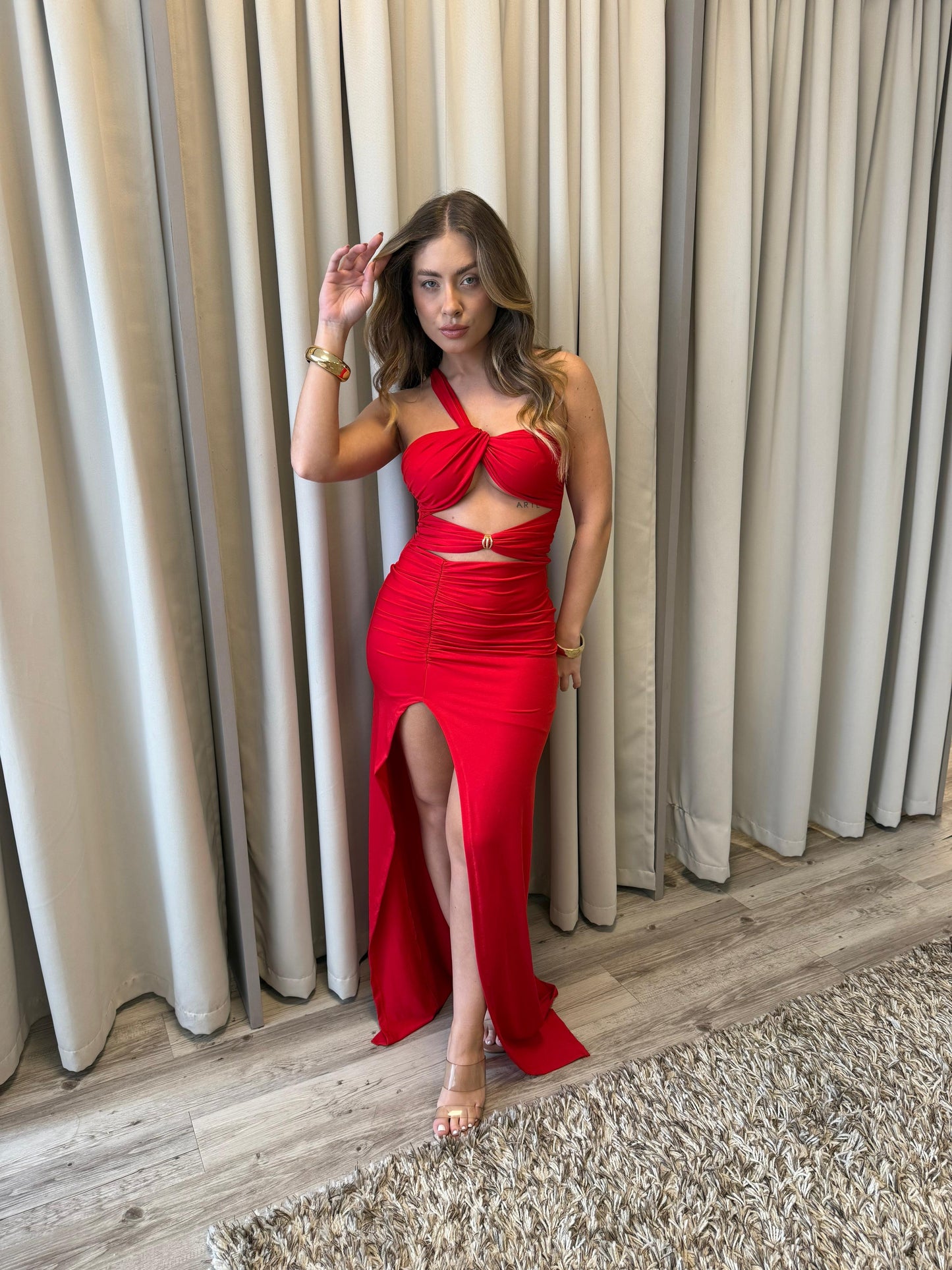 Vestido Isis vermelho