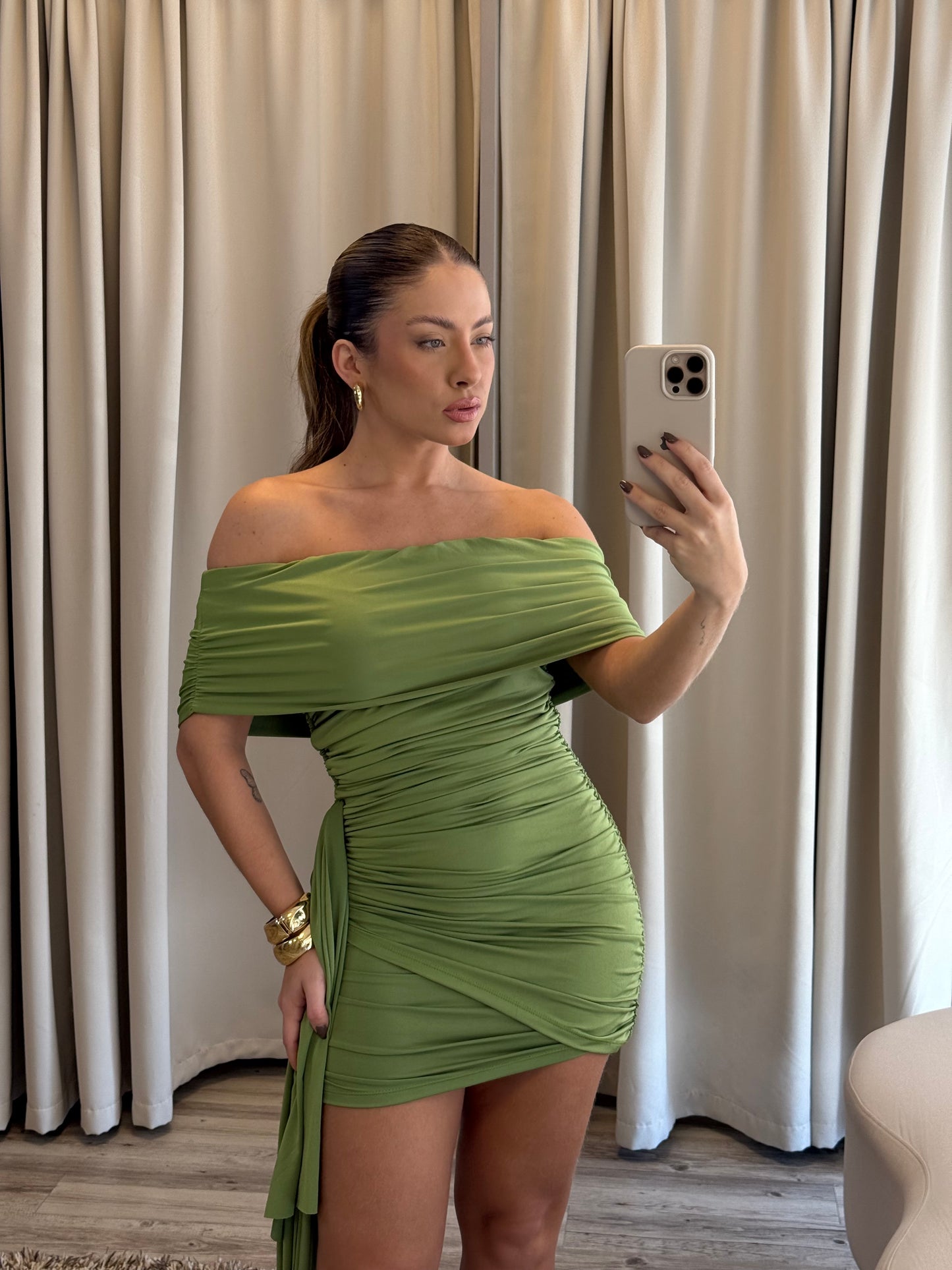 Vestido Izabel verde