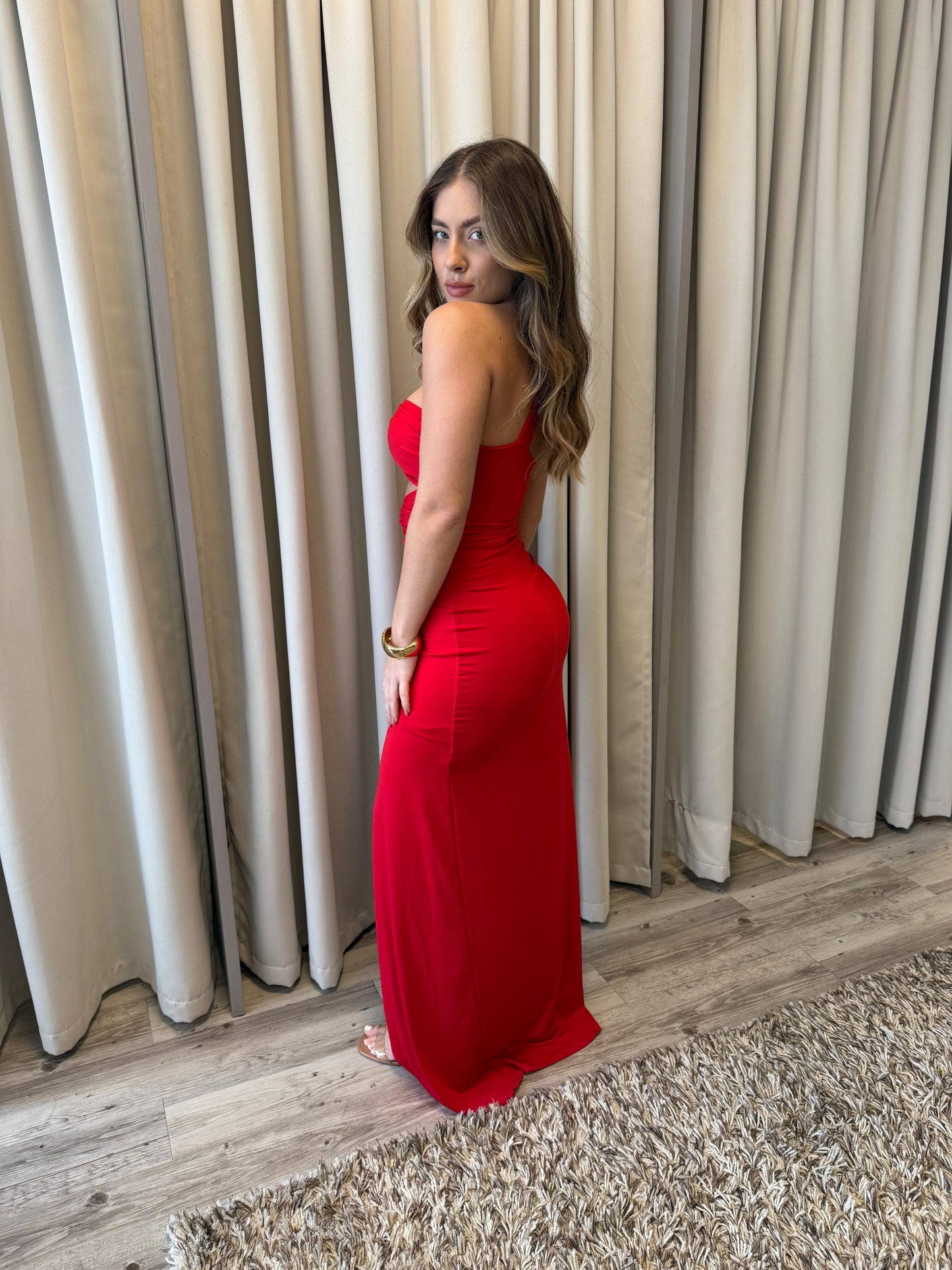 Vestido Isis vermelho