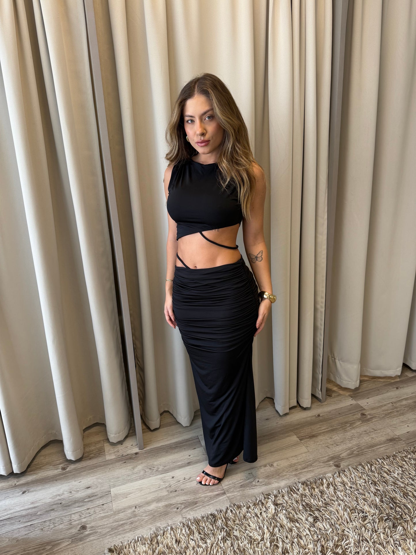 Conjunto Michele preto