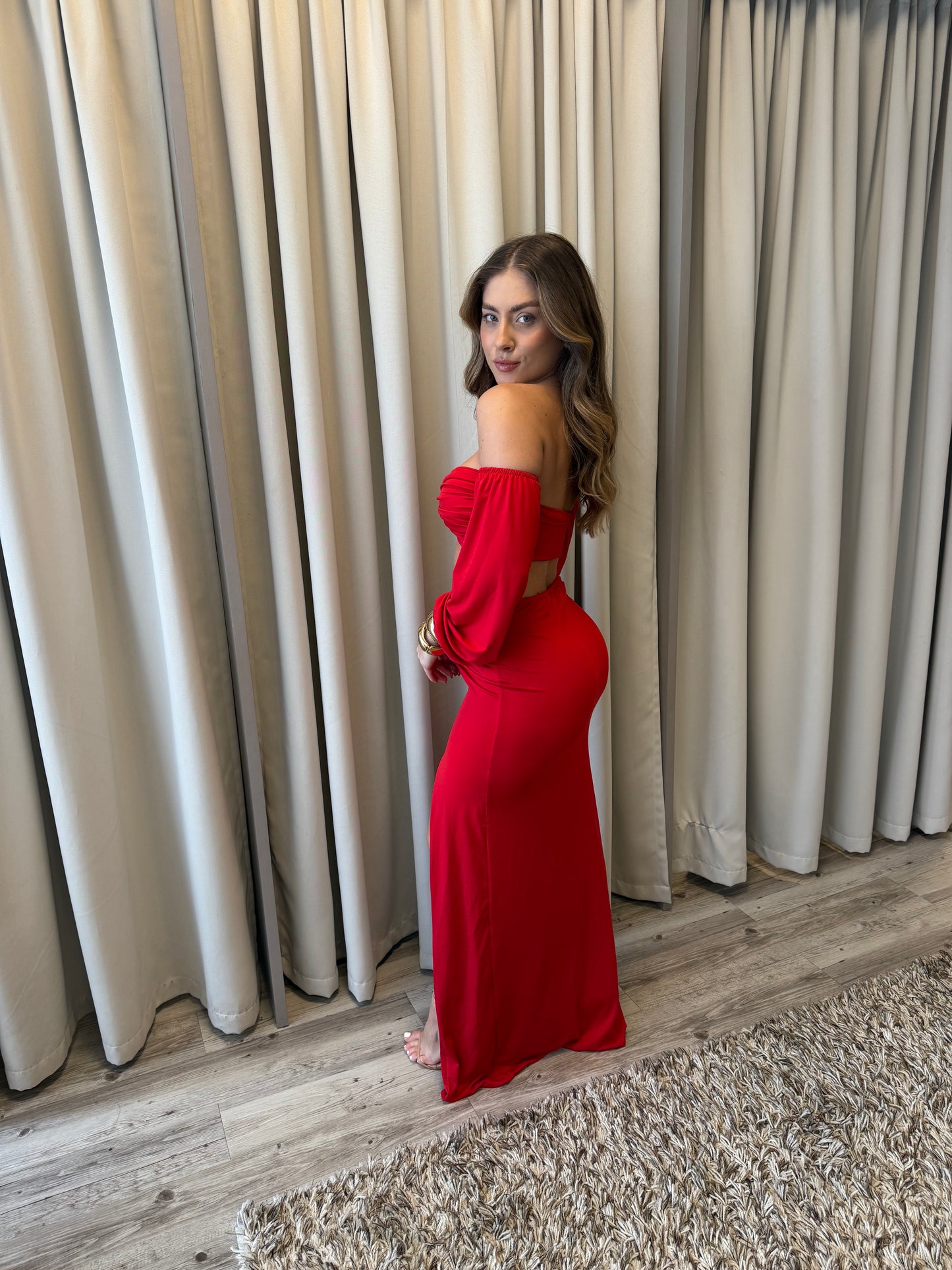 Conjunto ludmilla vermelho