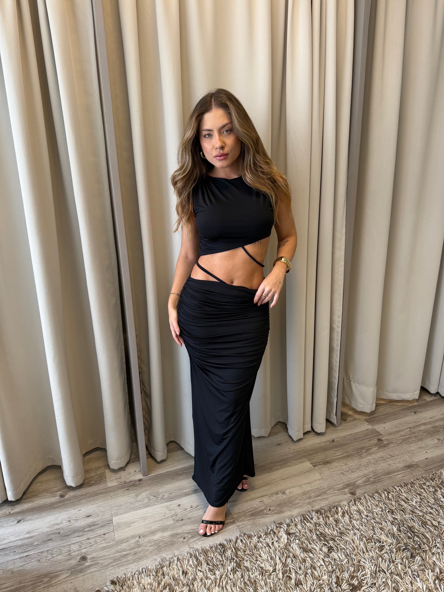 Conjunto Michele preto