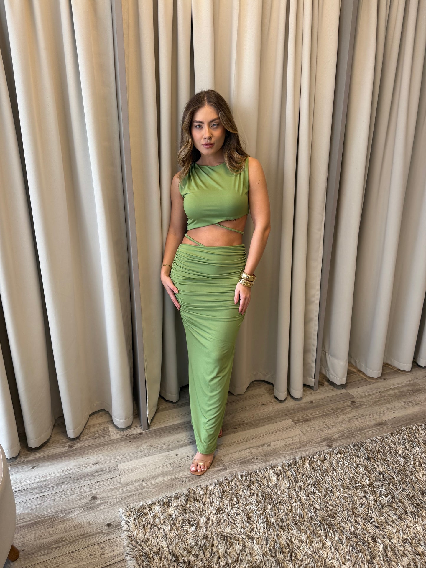 Conjunto Michele verde