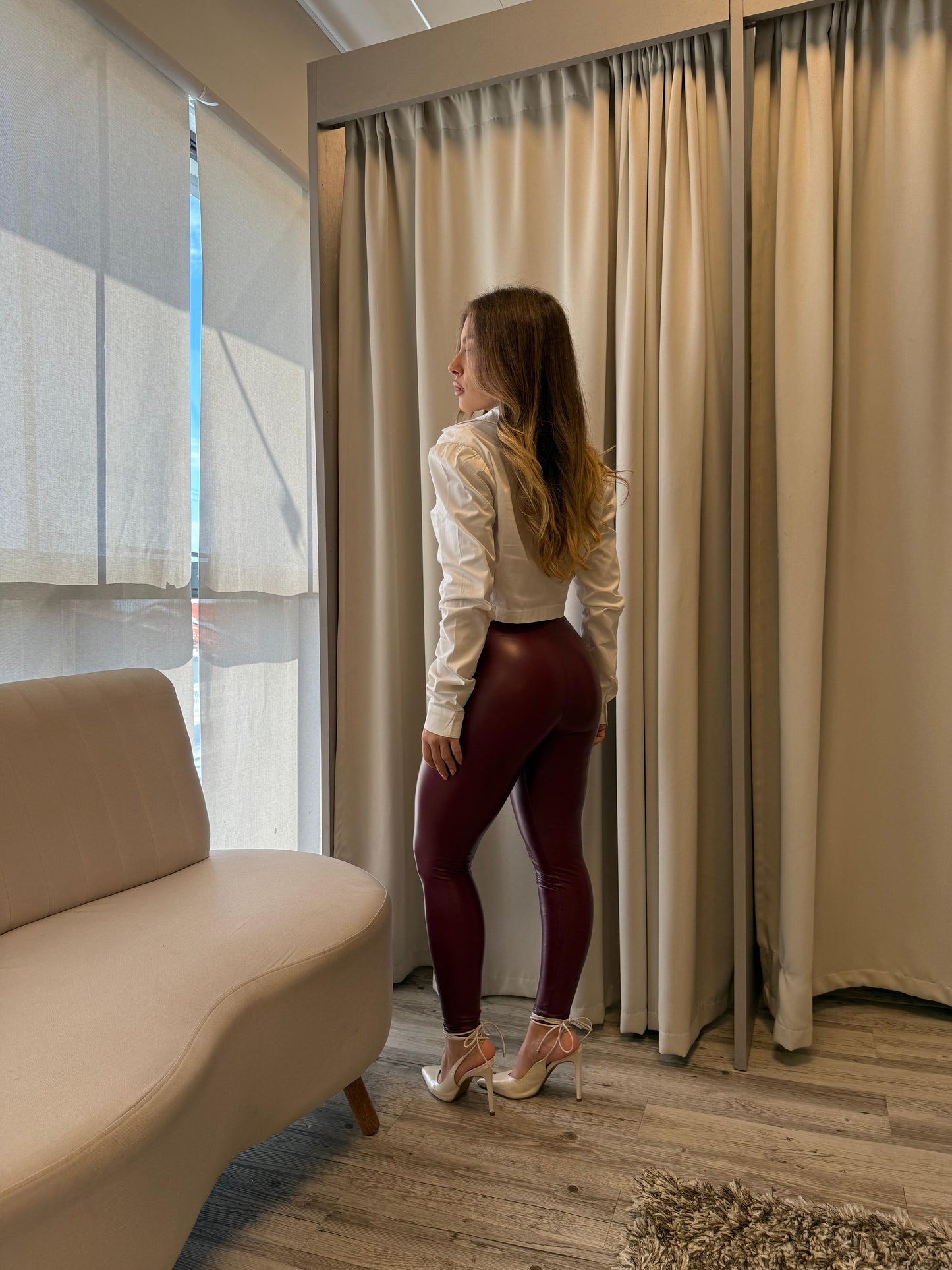 Calça Couro Penélope