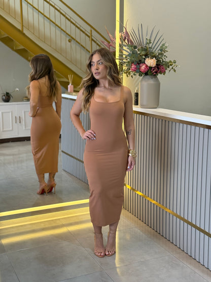 Vestido Bia chocolate