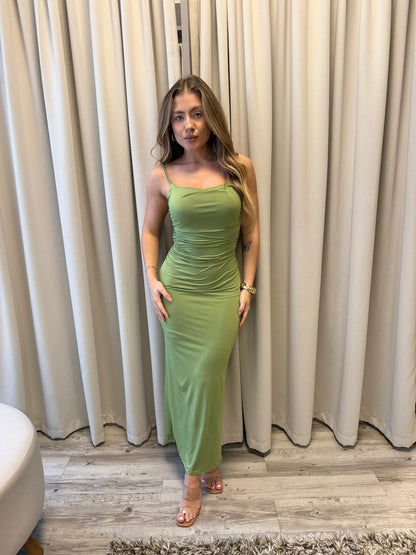Vestido flávia verde pistache