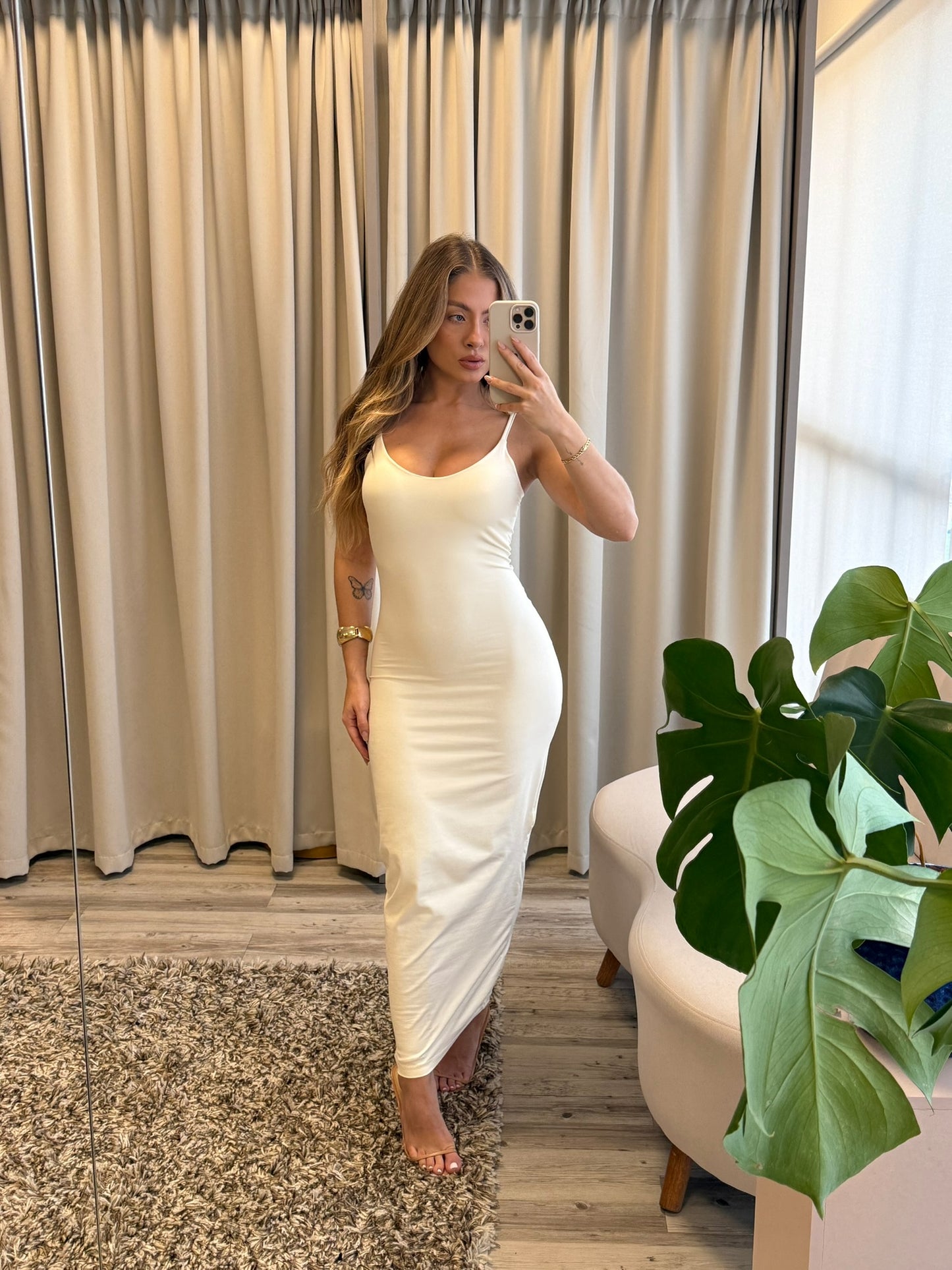 Vestido Leticia Off white