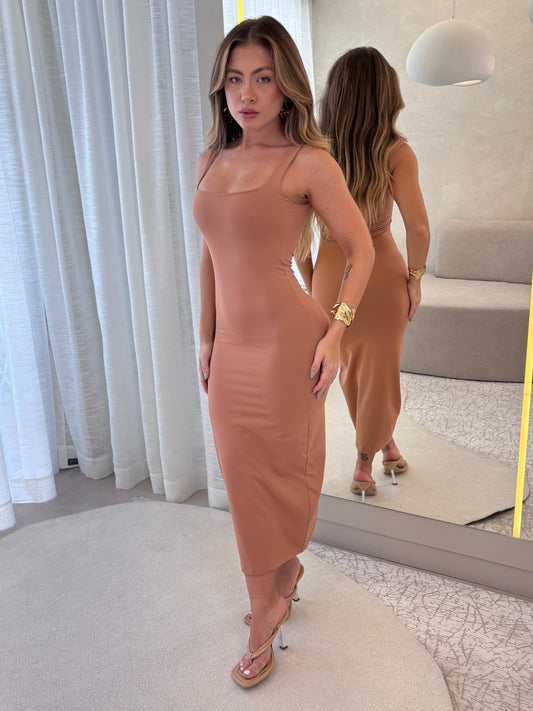 Vestido Bia chocolate