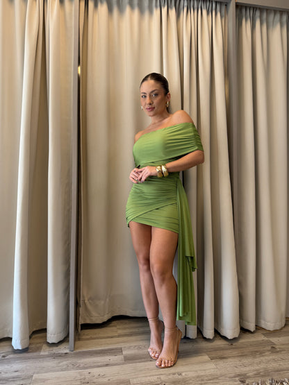 Vestido Izabel verde