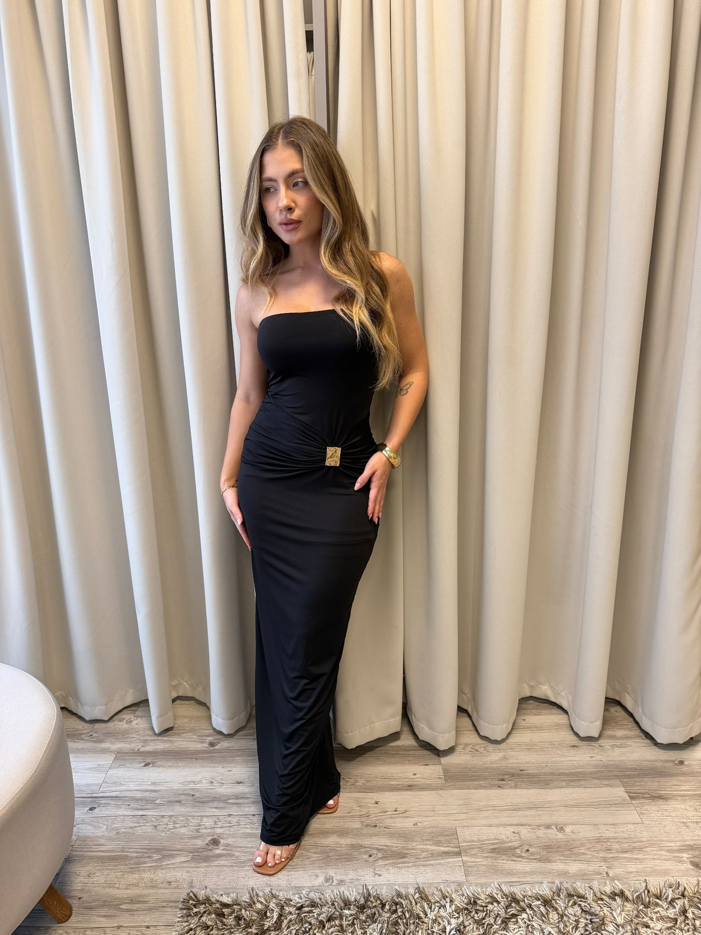 Vestido Yolanda preto