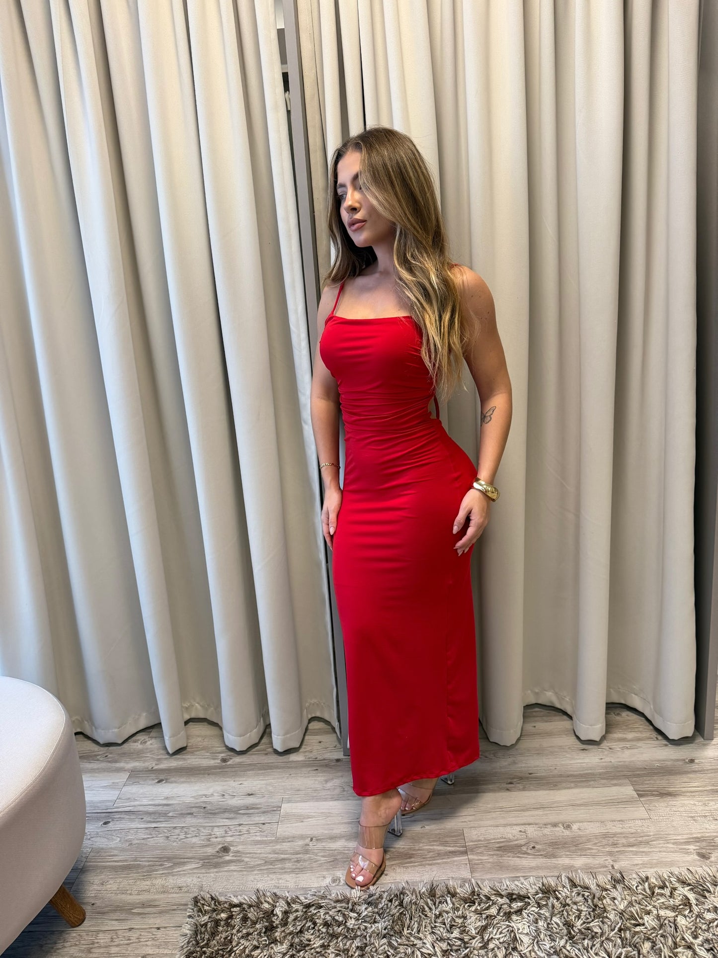 Vestido flávia vermelho