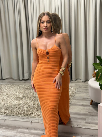 Vestido Sol laranja