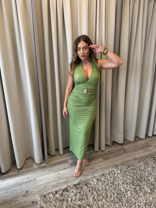 Vestido Lara pistache