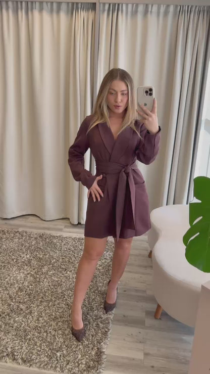 Vestido Blazer Linda